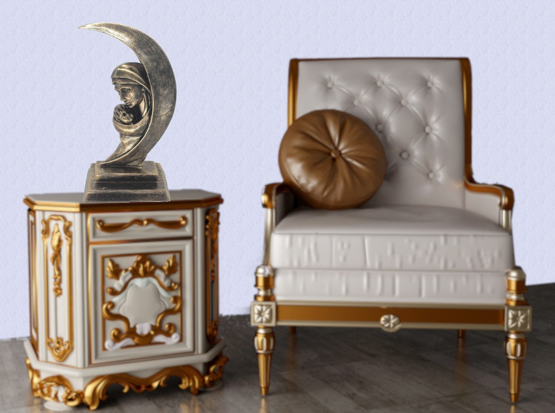 Mary And Jesus Sculpture Mother &Statue Cathedral Virgin Mary Holding Jesus Sculpture