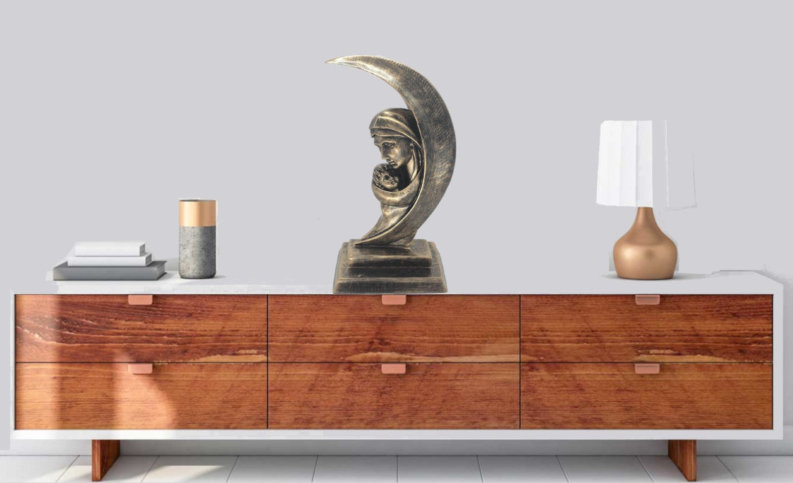 Mary And Jesus Sculpture Mother &Statue Cathedral Virgin Mary Holding Jesus Sculpture