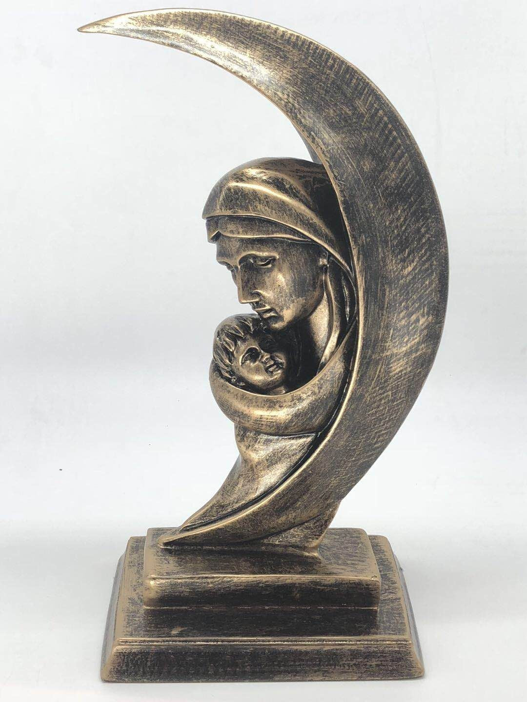 Mary And Jesus Sculpture Mother &Statue Cathedral Virgin Mary Holding Jesus Sculpture