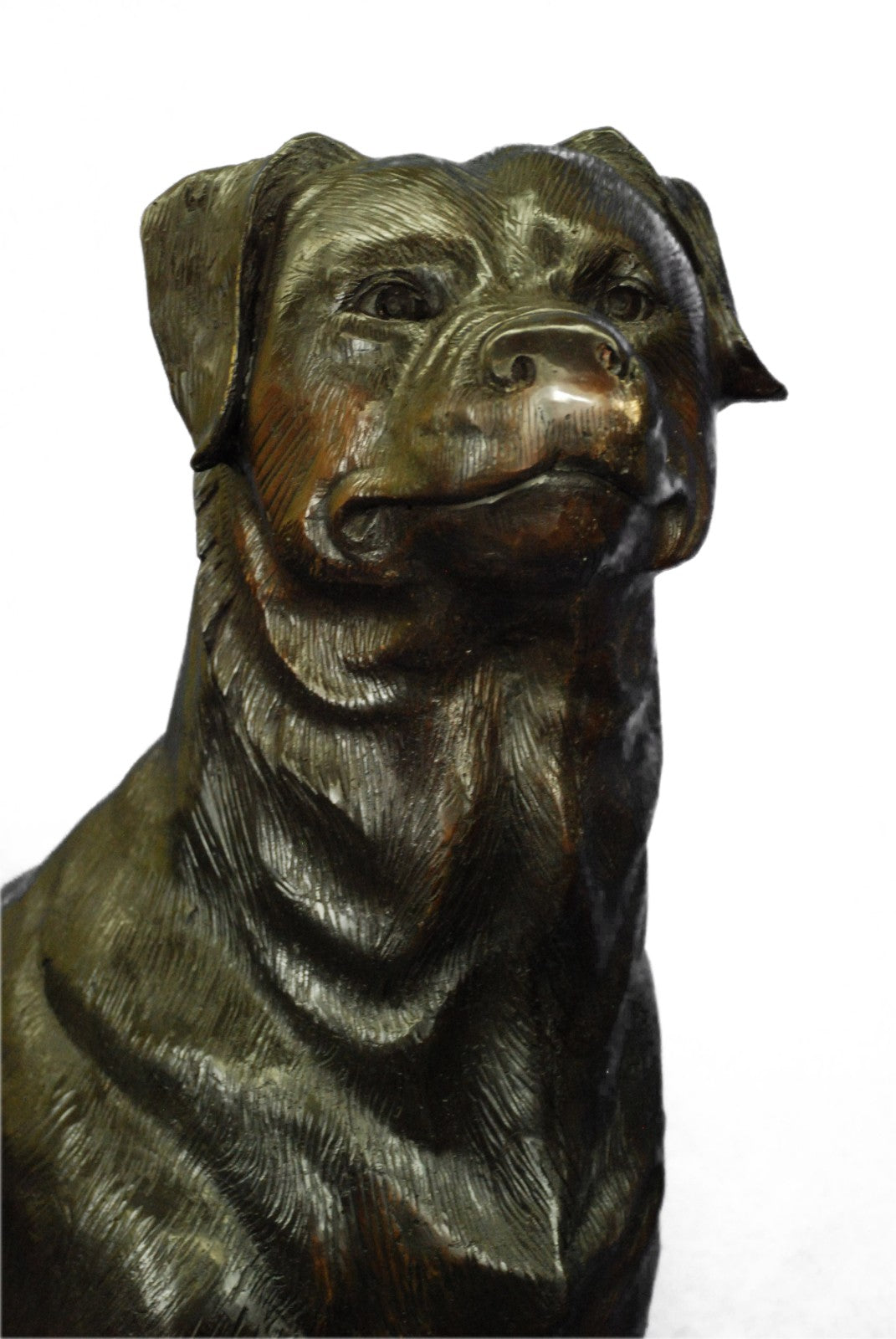 Rottweiler Dog Sculpture Hot Cast Bronze Statue Ornament Figurine Home Decor Art