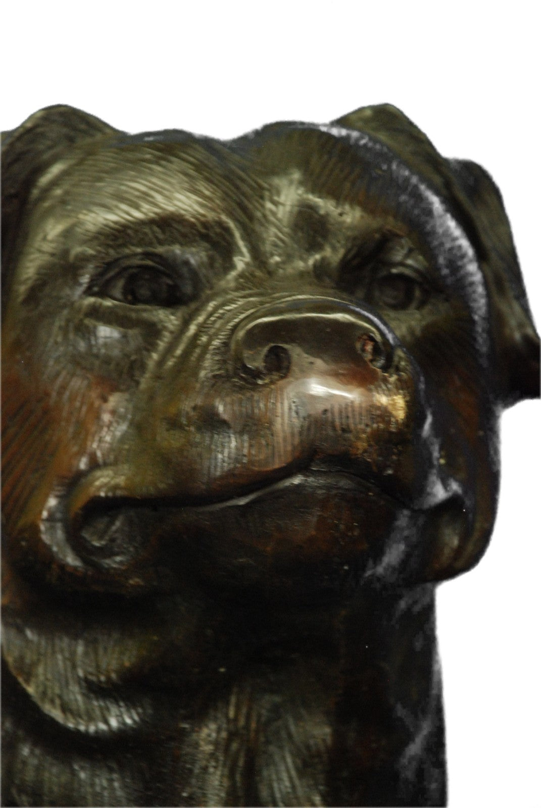 Rottweiler Dog Sculpture Hot Cast Bronze Statue Ornament Figurine Home Decor Art