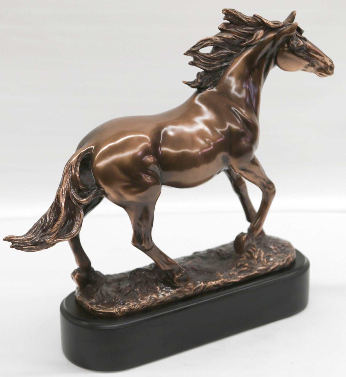 Stallion, Finest US Cold Cast Bronze Horse Animal Sculpture Home Decor Figure