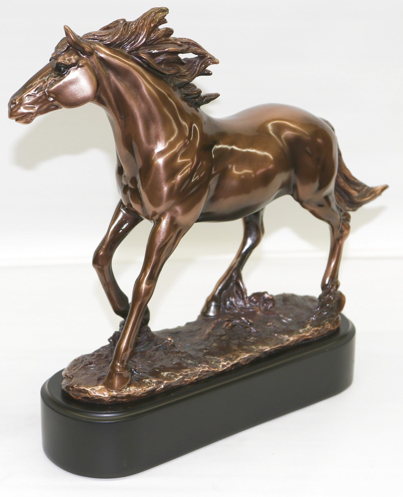 Stallion, Finest US Cold Cast Bronze Horse Animal Sculpture Home Decor Figure