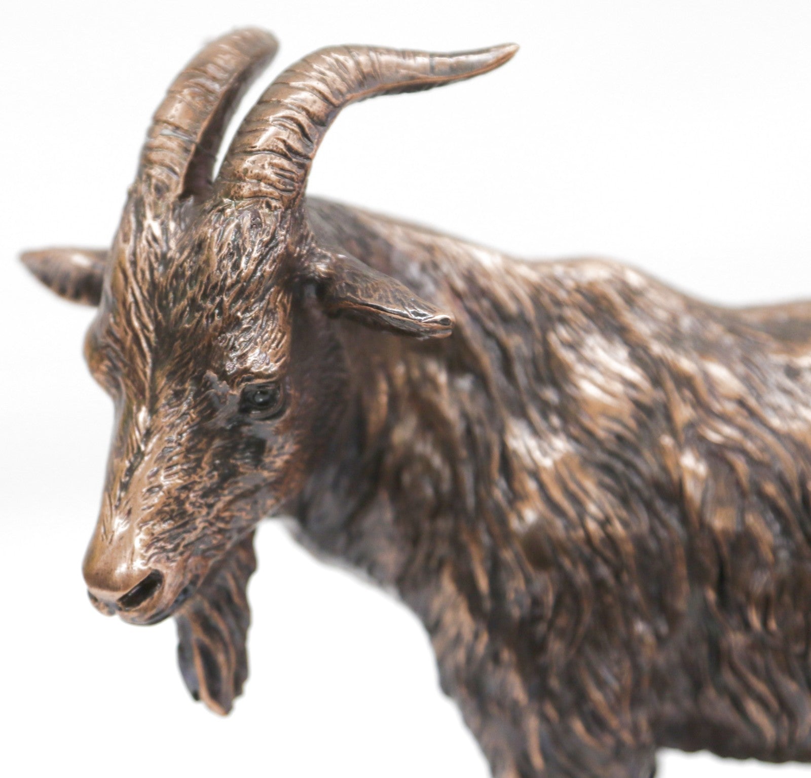 Outdoor/Indoor Animal Decoration metal/Copper Look craft bronze goat sculpture