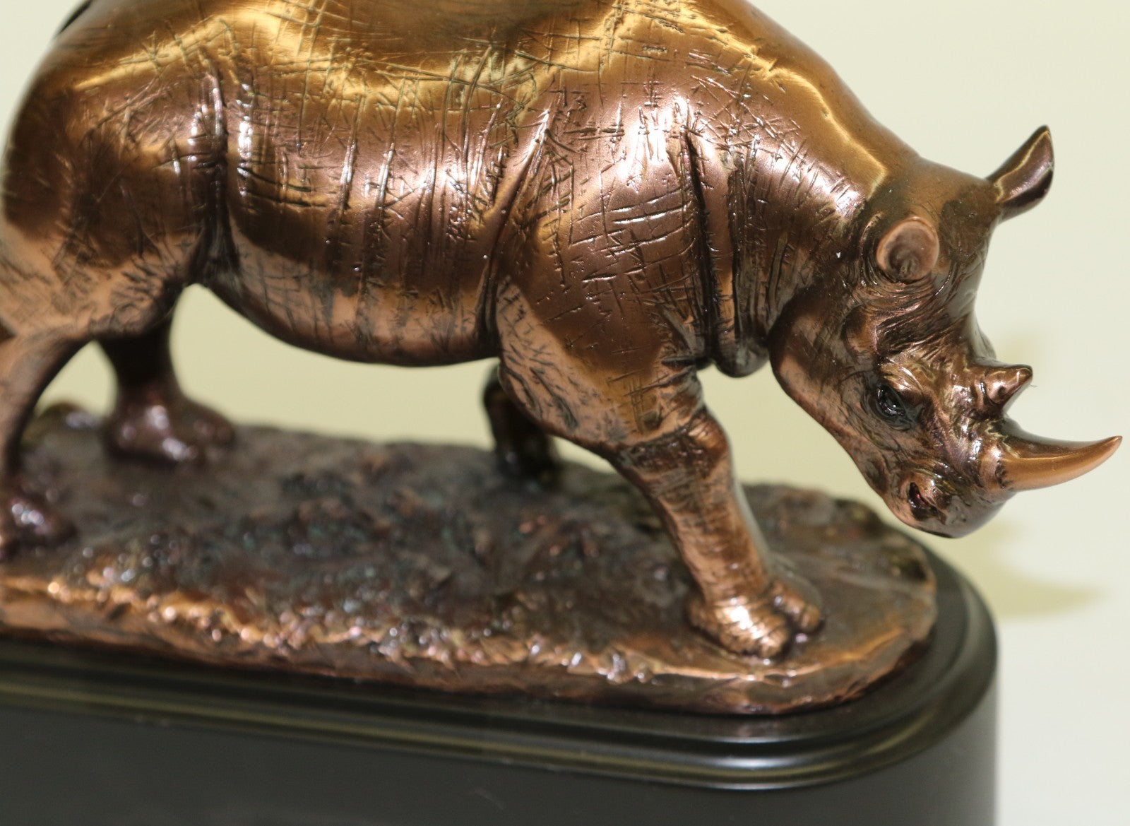 Buy Rhino African Wildlife Rhinoceros Sculpture – Handcrafted Home & Garden Statue