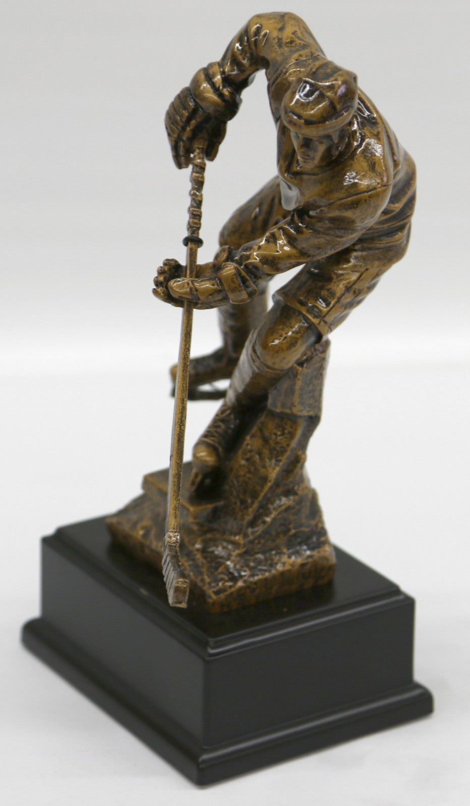 9" Tall Male Tennis Resin Trophy Sculpture With Base Figurine Figure Decor