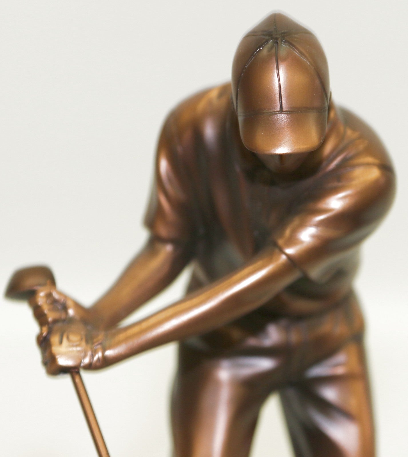 Bronze Finish Original Artwork by Milo Golfer Man Cave Sport Sculpture