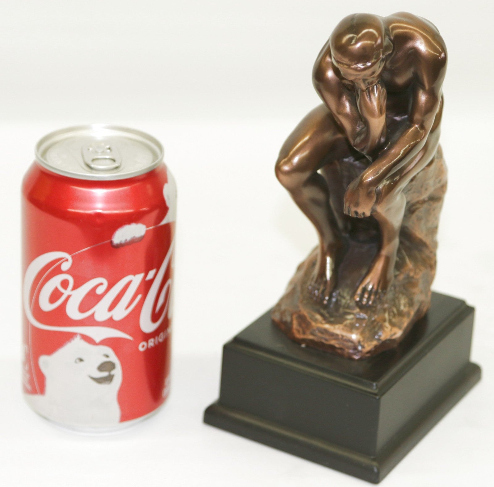 NEW THE THINKER by Rodin STATUE Light BRONZE EUROPEAN ART SCULPTURE FIGURE Gift