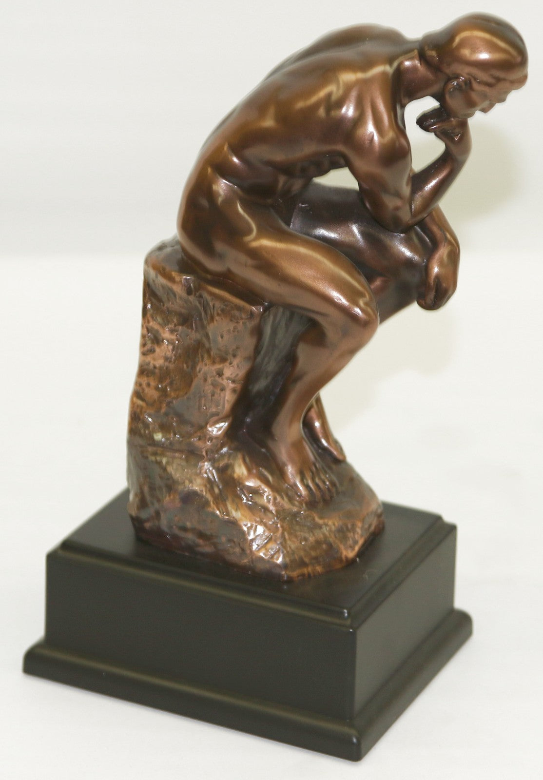 NEW THE THINKER by Rodin STATUE Light BRONZE EUROPEAN ART SCULPTURE FIGURE Gift