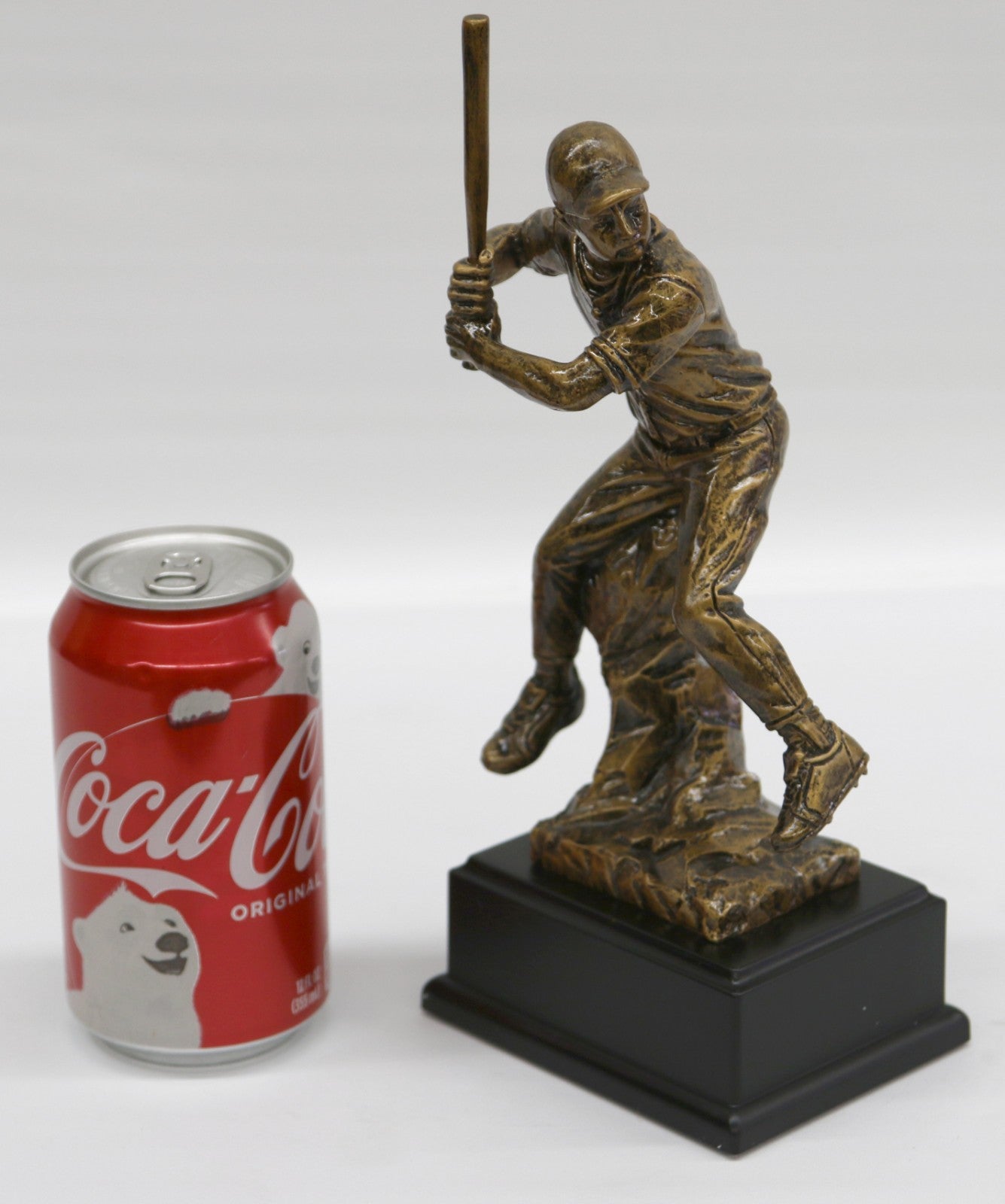 Bronze Sculpture Handcrafted Collectible Baseball Player by Milo Figurine Figure