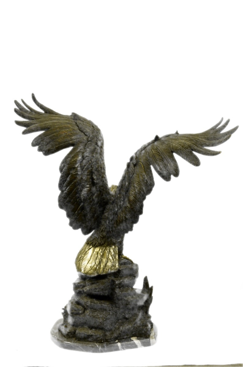 American Bald Eagle Backyard Garden Pool Decoration Bronze Sculpture Figurine