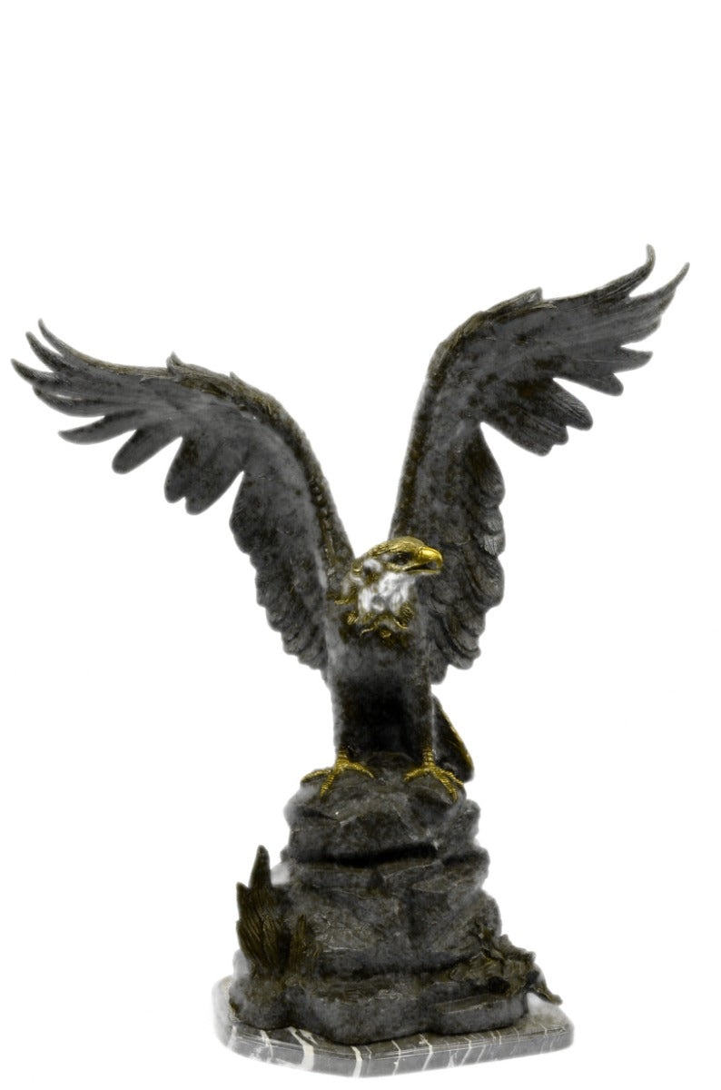 American Bald Eagle Backyard Garden Pool Decoration Bronze Sculpture Figurine