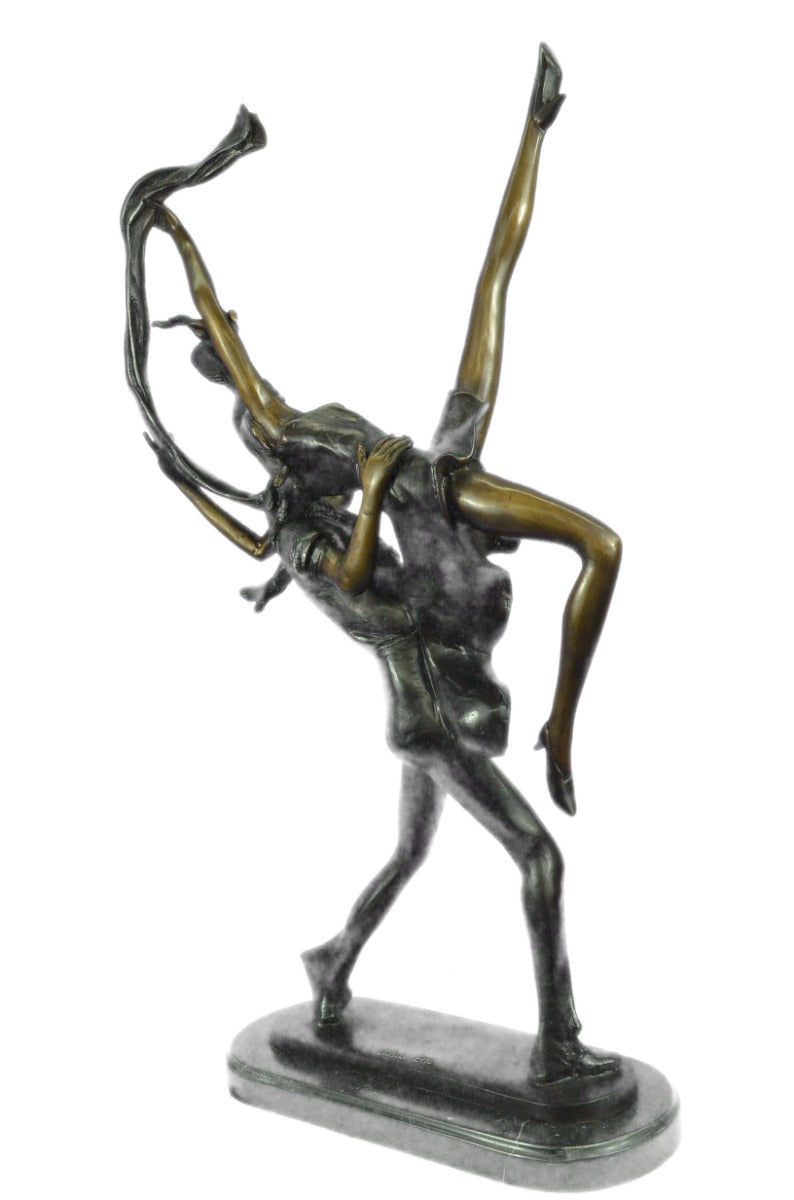 Buy J. Erte Lindy Hop Bronze Dancer Sculpture – Abstract Nude Art