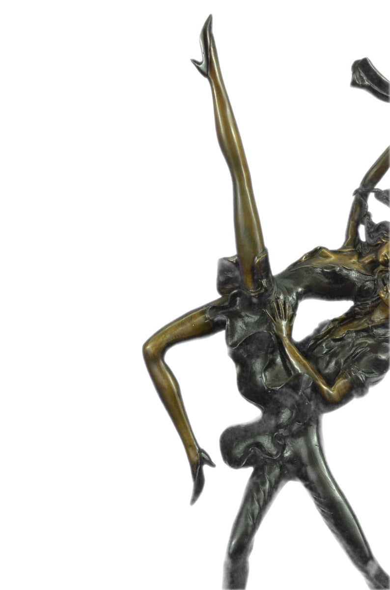 Buy J. Erte Lindy Hop Bronze Dancer Sculpture – Abstract Nude Art
