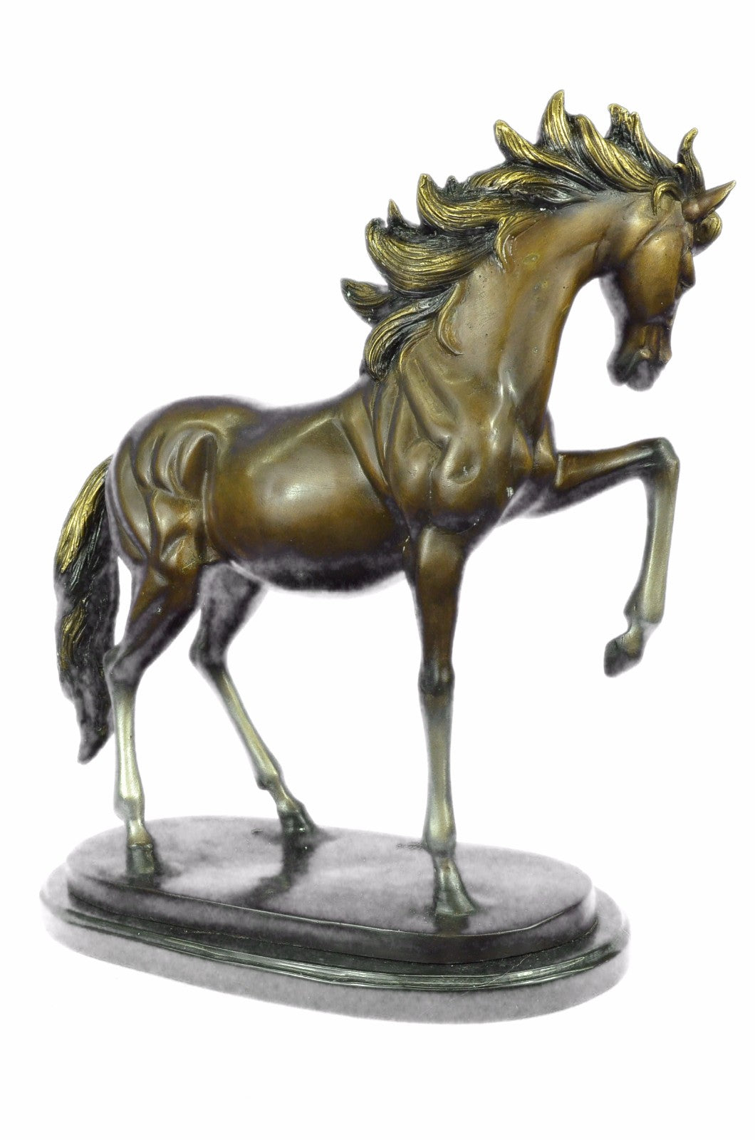 Limited Collector Edition Signed Original Stallion Arabian Racing Horse Bronze