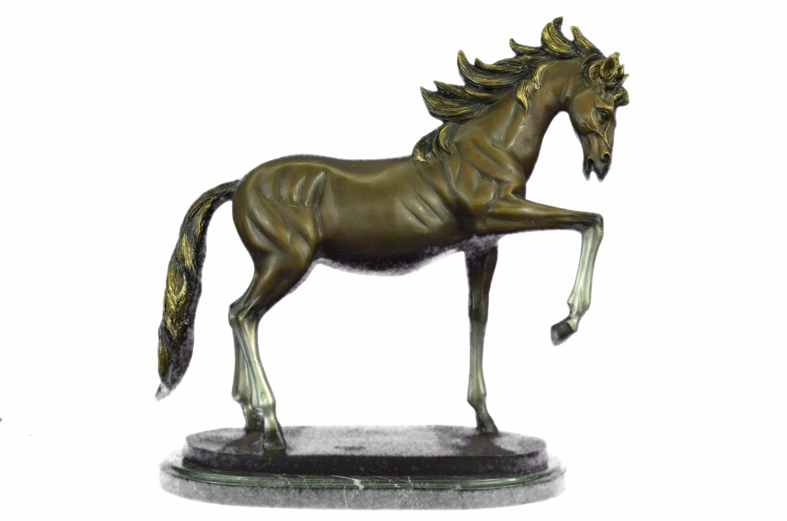 Gorgeous Modern Horse Hot Cast Motion Bronze Sculpture Statue Figurine Art Decor