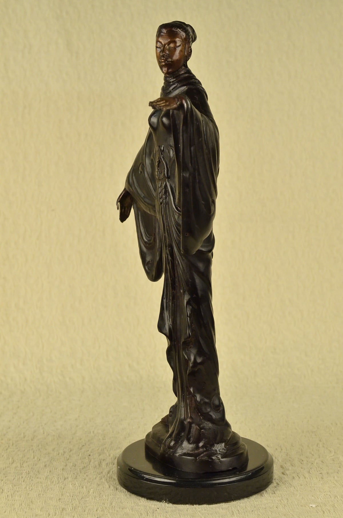 Details about Art Deco Vintage Theater Jazz Singer Actress Dancer Bronze Marble