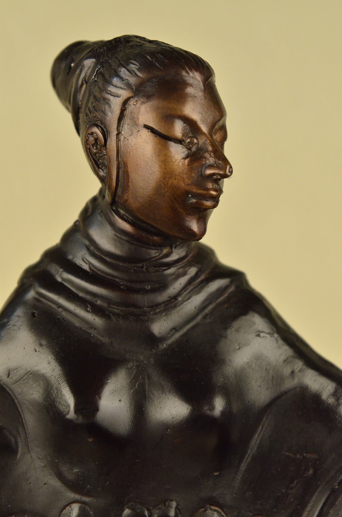 Details about Art Deco Vintage Theater Jazz Singer Actress Dancer Bronze Marble