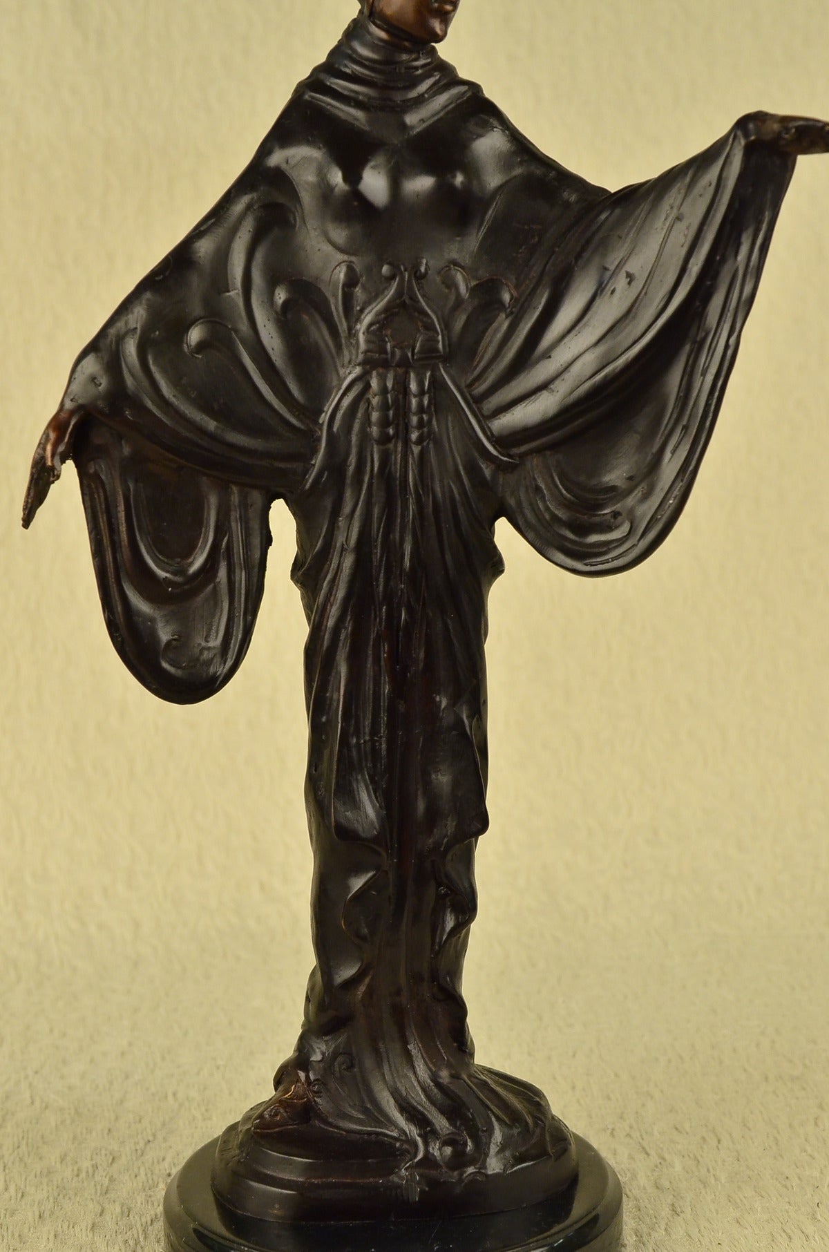 Details about Art Deco Vintage Theater Jazz Singer Actress Dancer Bronze Marble