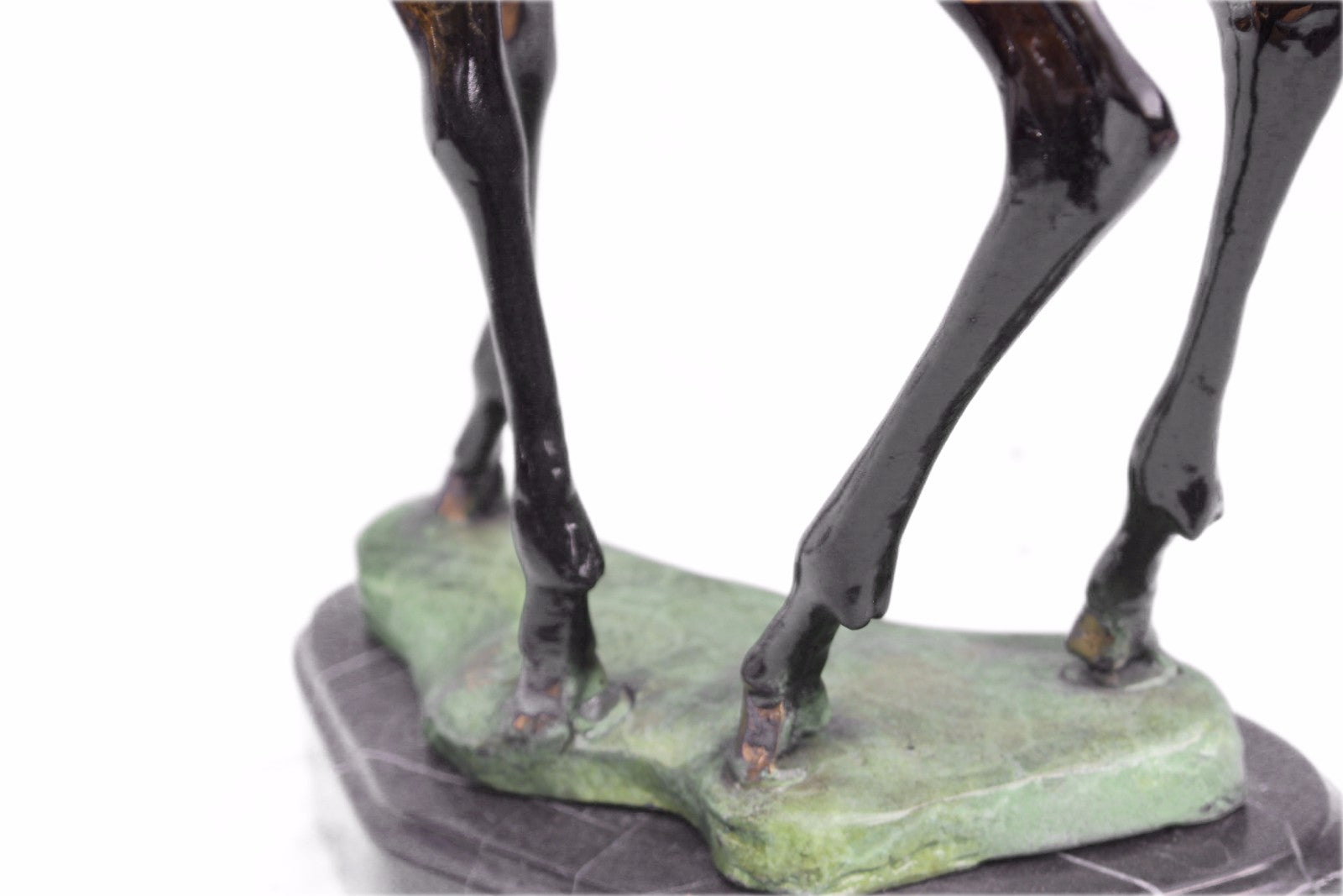 Art Deco Large Deer Hand Made Bronze Sculpture European Made by Marius Decor