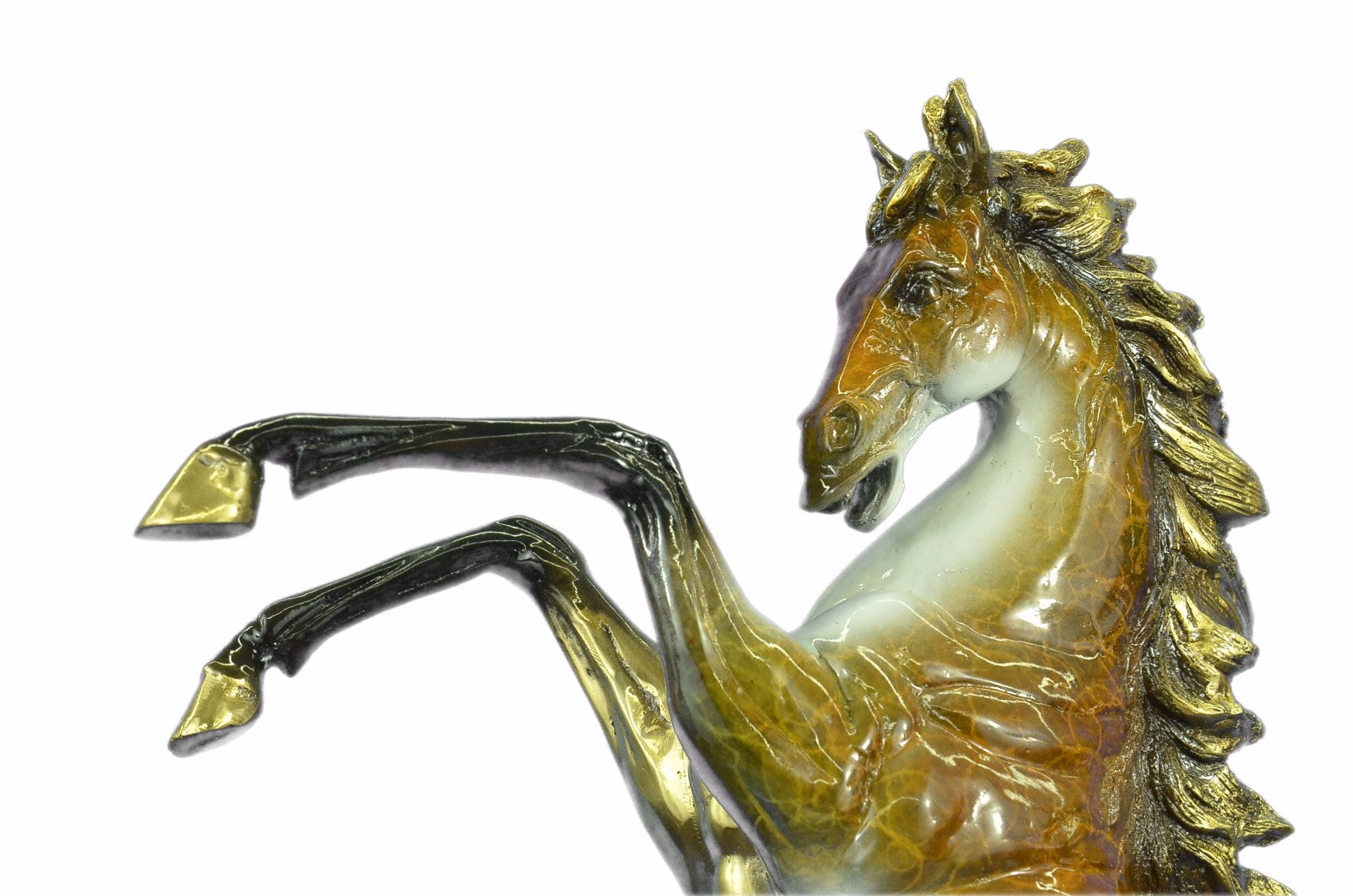 Limited Edition Numbered Stallion Horse Bronze Sculpture by Marius – HotCast Masterpiece SALE