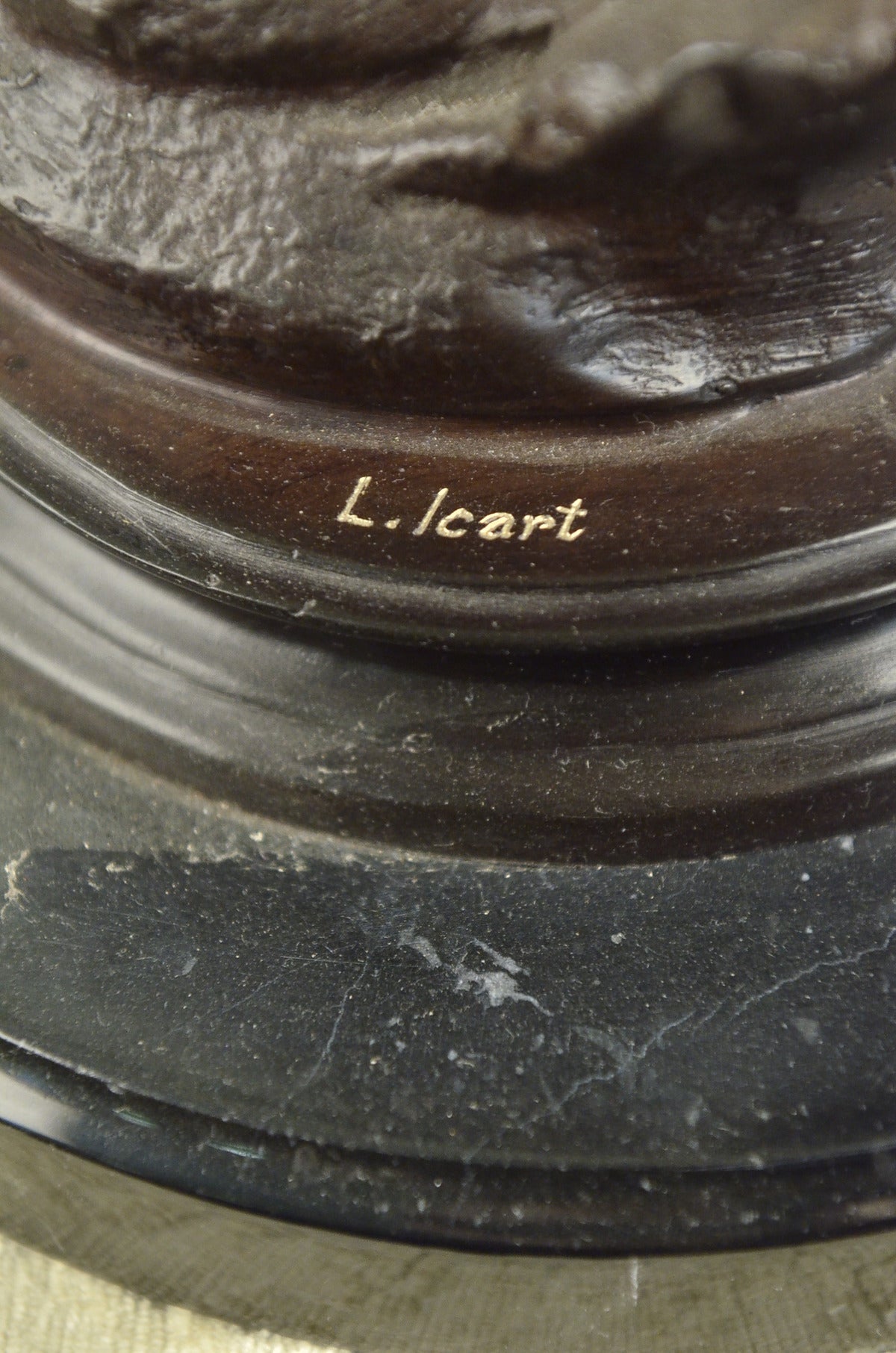 CLEARANCE SALE – Astrology Virgo Bronze Statue Figurine – Solid Bronze Sculpture by L. Icart