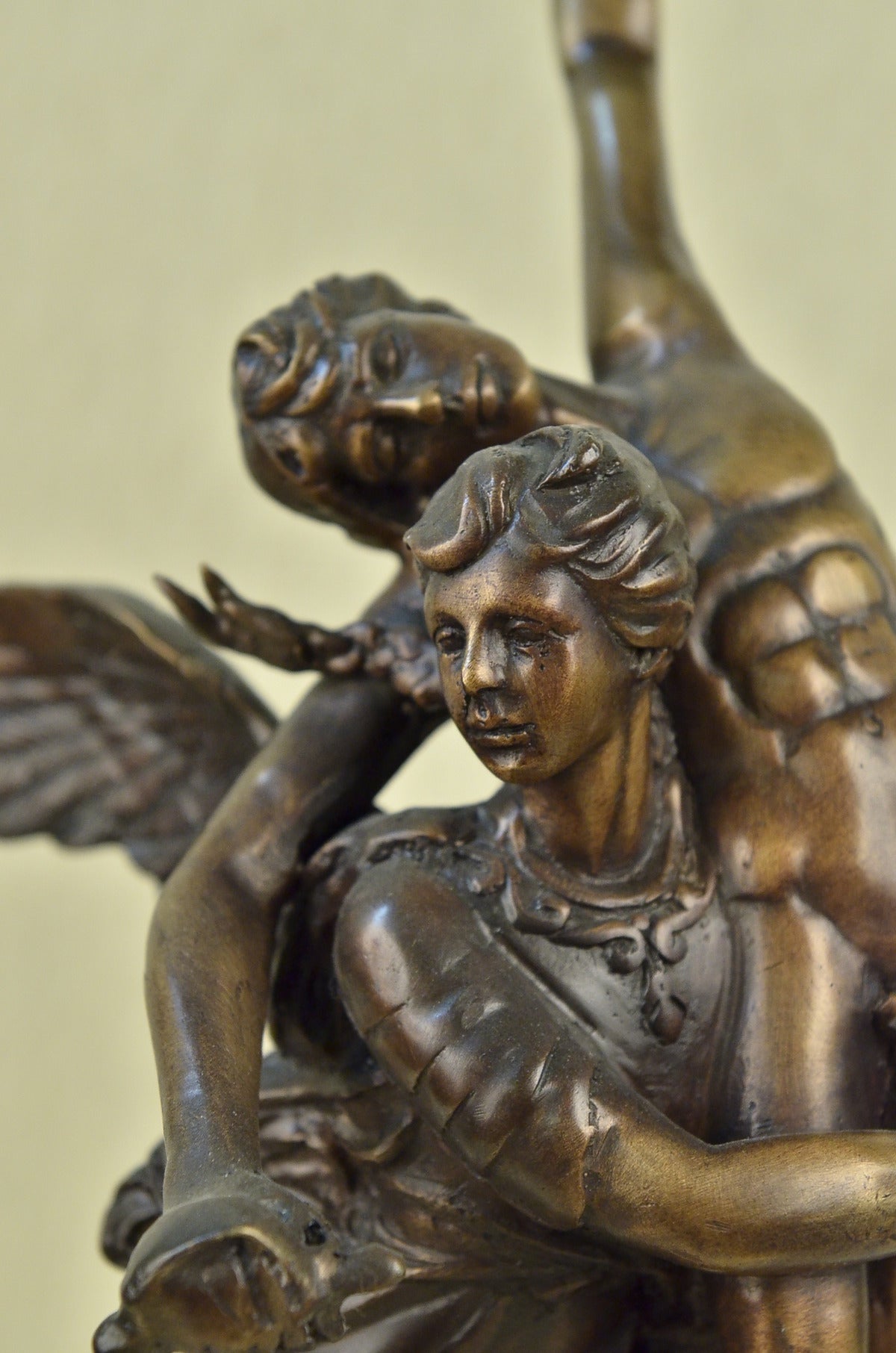 Art Nouveau Mythical Nude Angel Bronze Sculpture Hot Cast Close Out Sale Figure