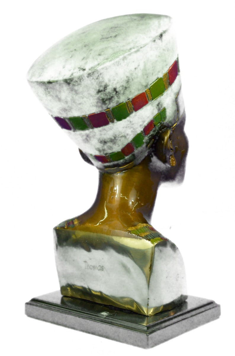 Handcrafted Bronze Sculpture – Sale on Women’s Beauty Royal Nefertiti Queen Art