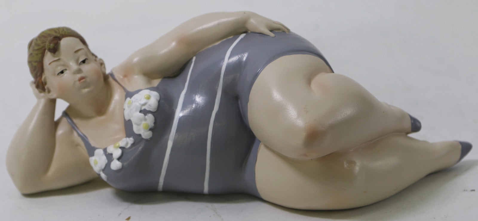 Resin Swim Fat Woman Sculptures House Table Decors Stands Handcrafted Decoration