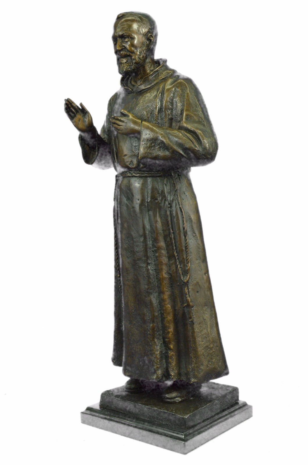 Handcrafted bronze sculpture SALE Pio Saint Edition Limited Numbered God Chapel