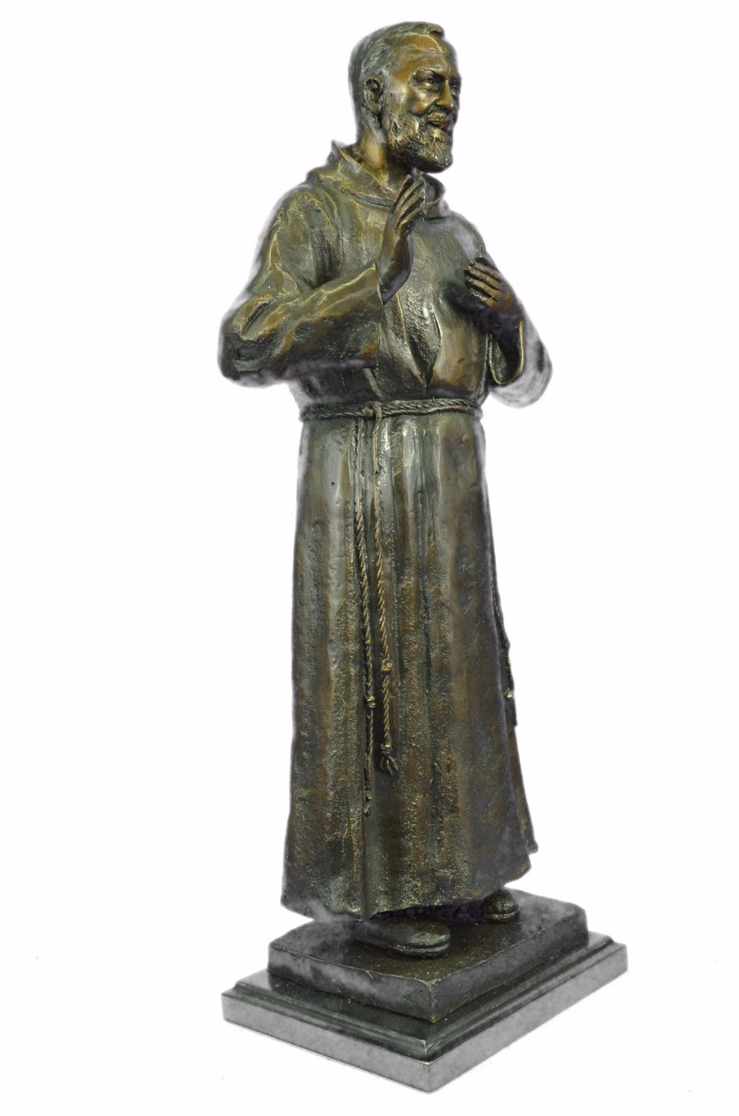 Handcrafted bronze sculpture SALE Pio Saint Edition Limited Numbered God Chapel