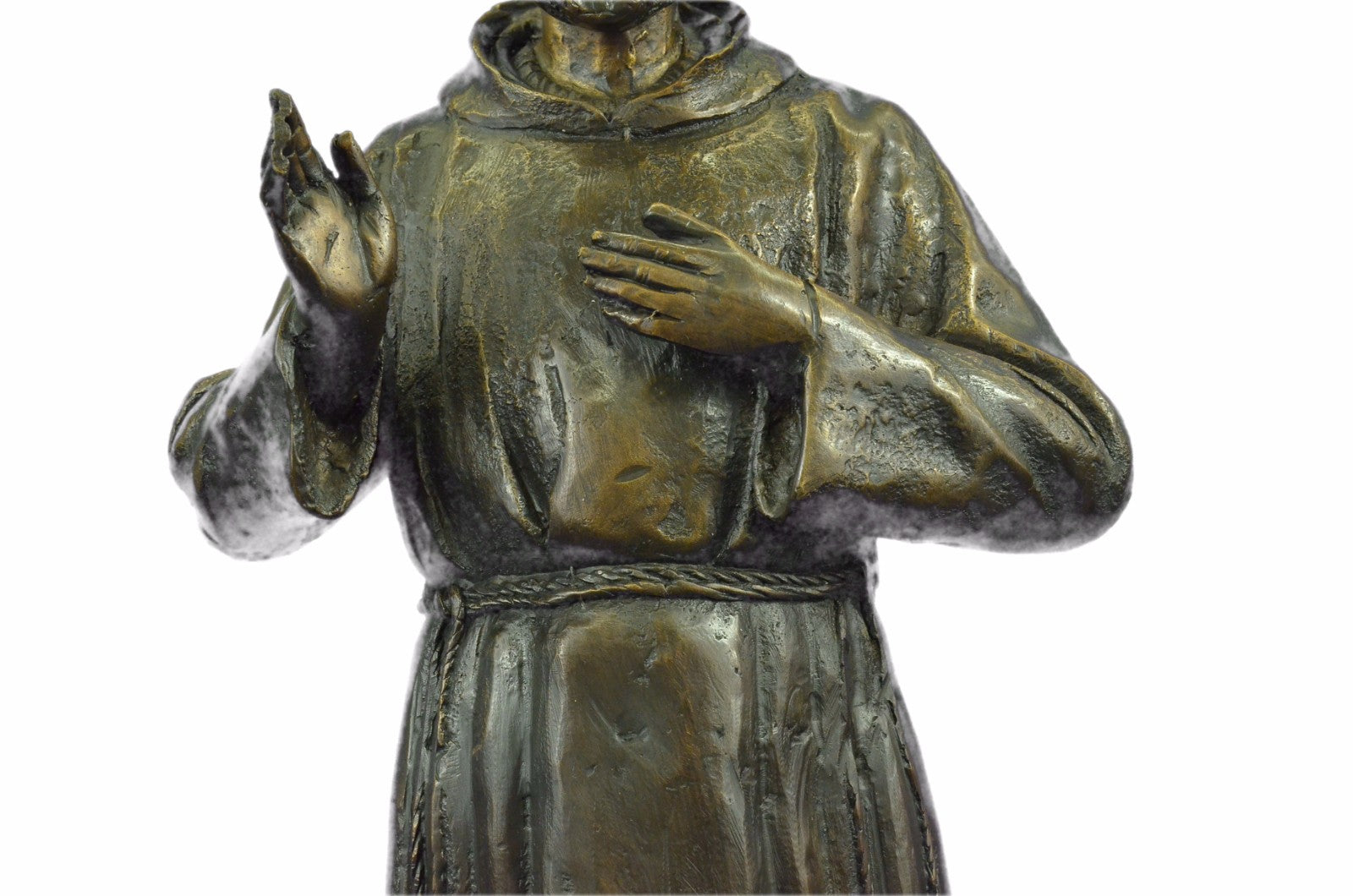 Handcrafted bronze sculpture SALE Pio Saint Edition Limited Numbered God Chapel