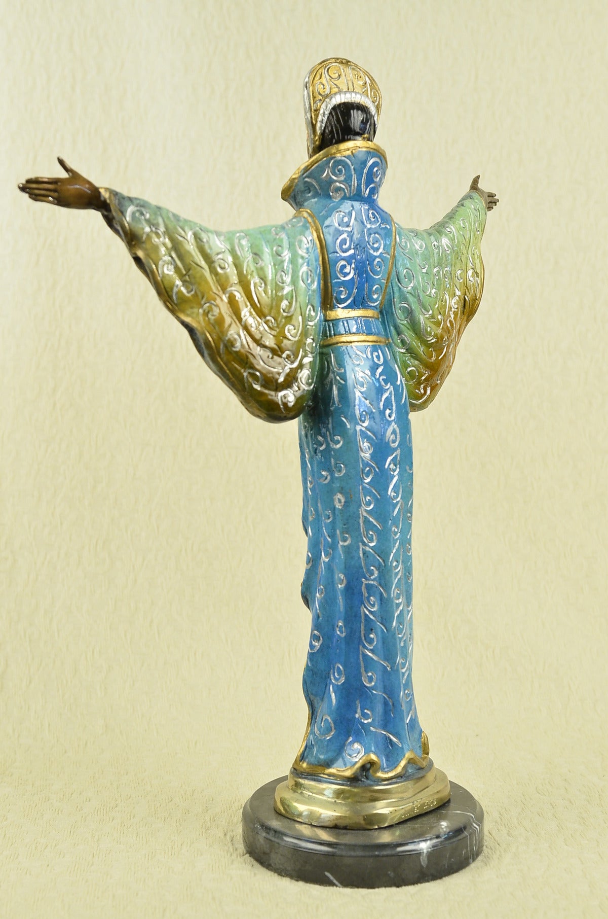 Handcrafted bronze sculpture SALE Cast Hot Patina Color Multi Byzantine Ancient