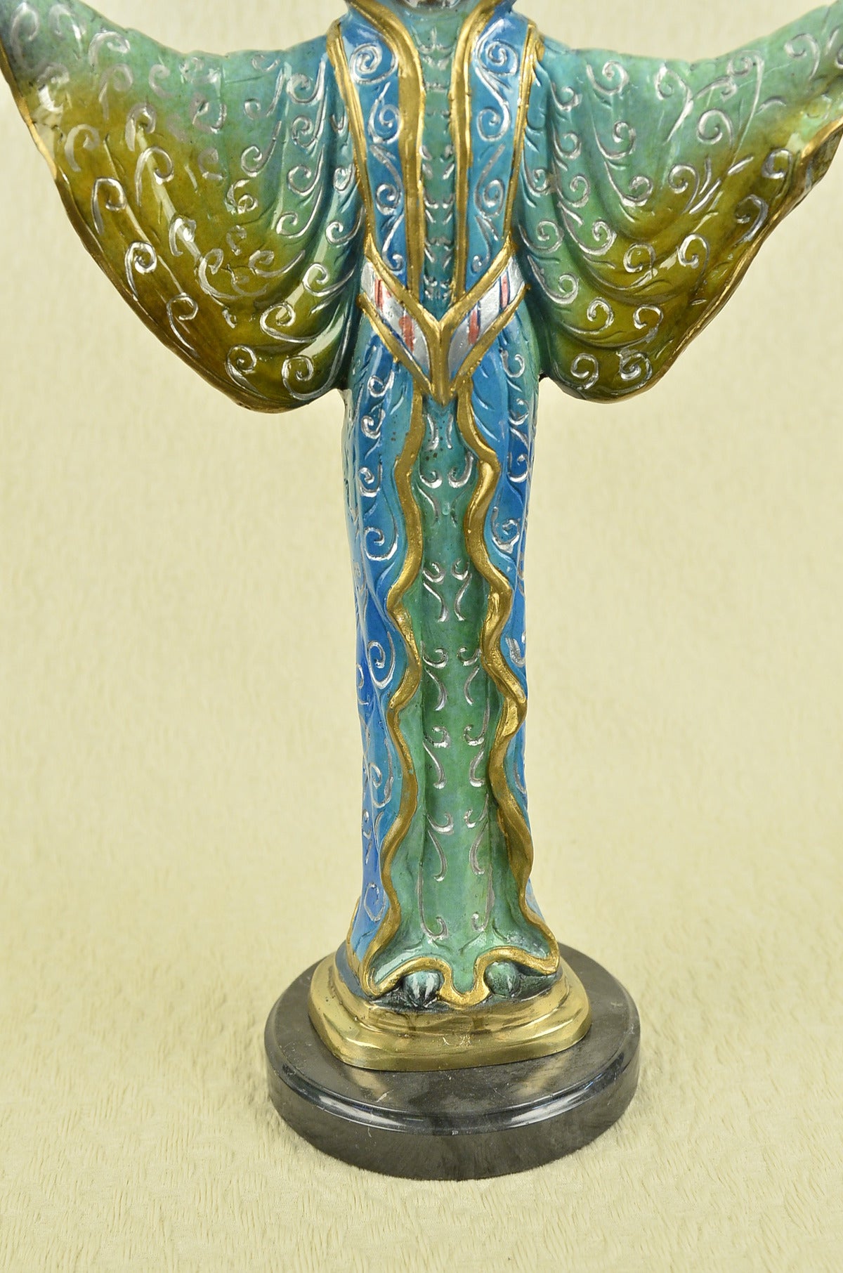 Handcrafted bronze sculpture SALE Cast Hot Patina Color Multi Byzantine Ancient