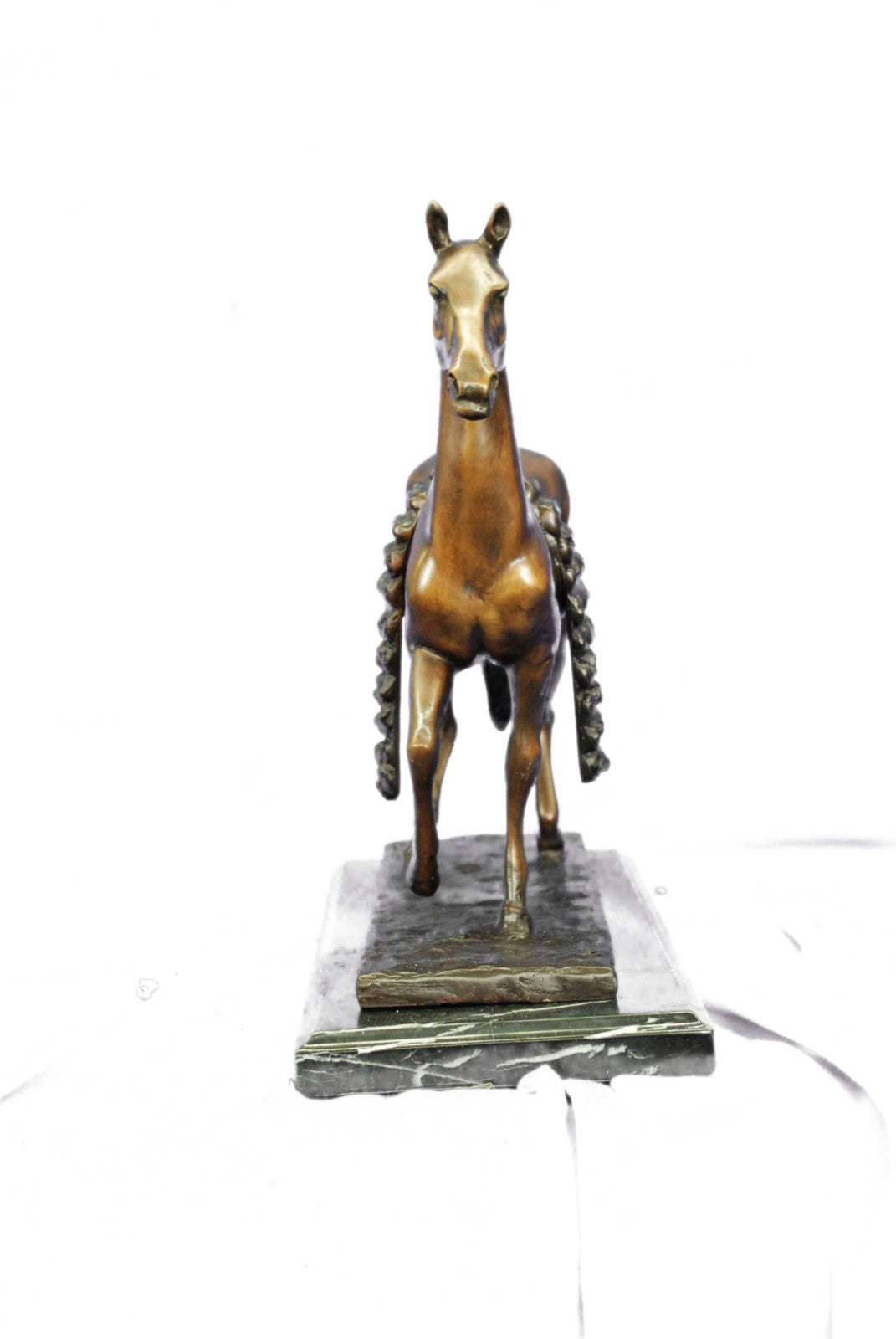 Art Deco Arabian Racing Horse Hand Made by Lost wax Method Sculpture Statue