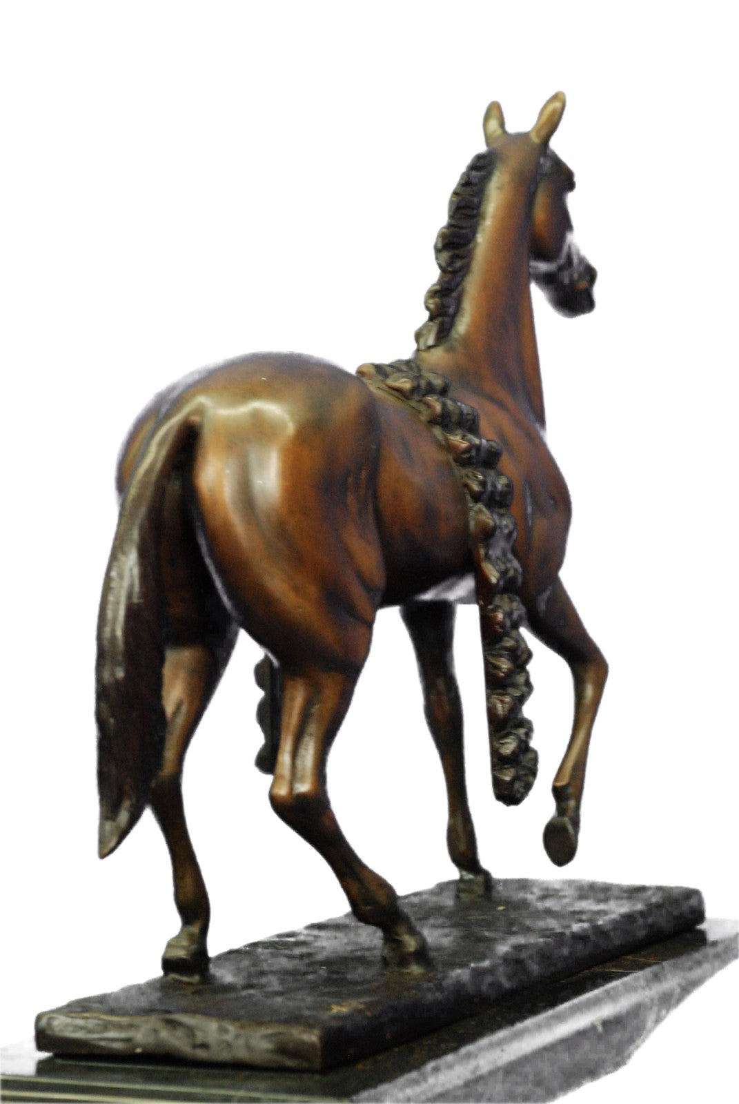Art Deco Arabian Racing Horse Hand Made by Lost wax Method Sculpture Statue