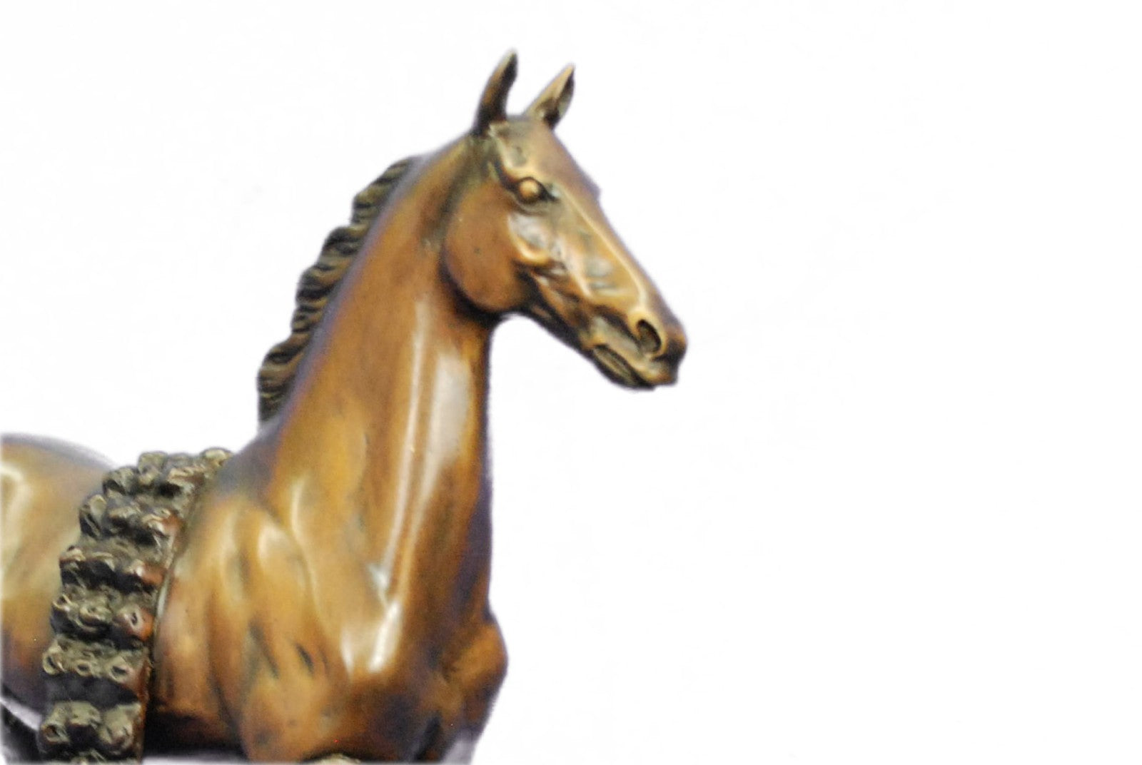 Art Deco Arabian Racing Horse Hand Made by Lost wax Method Sculpture Statue