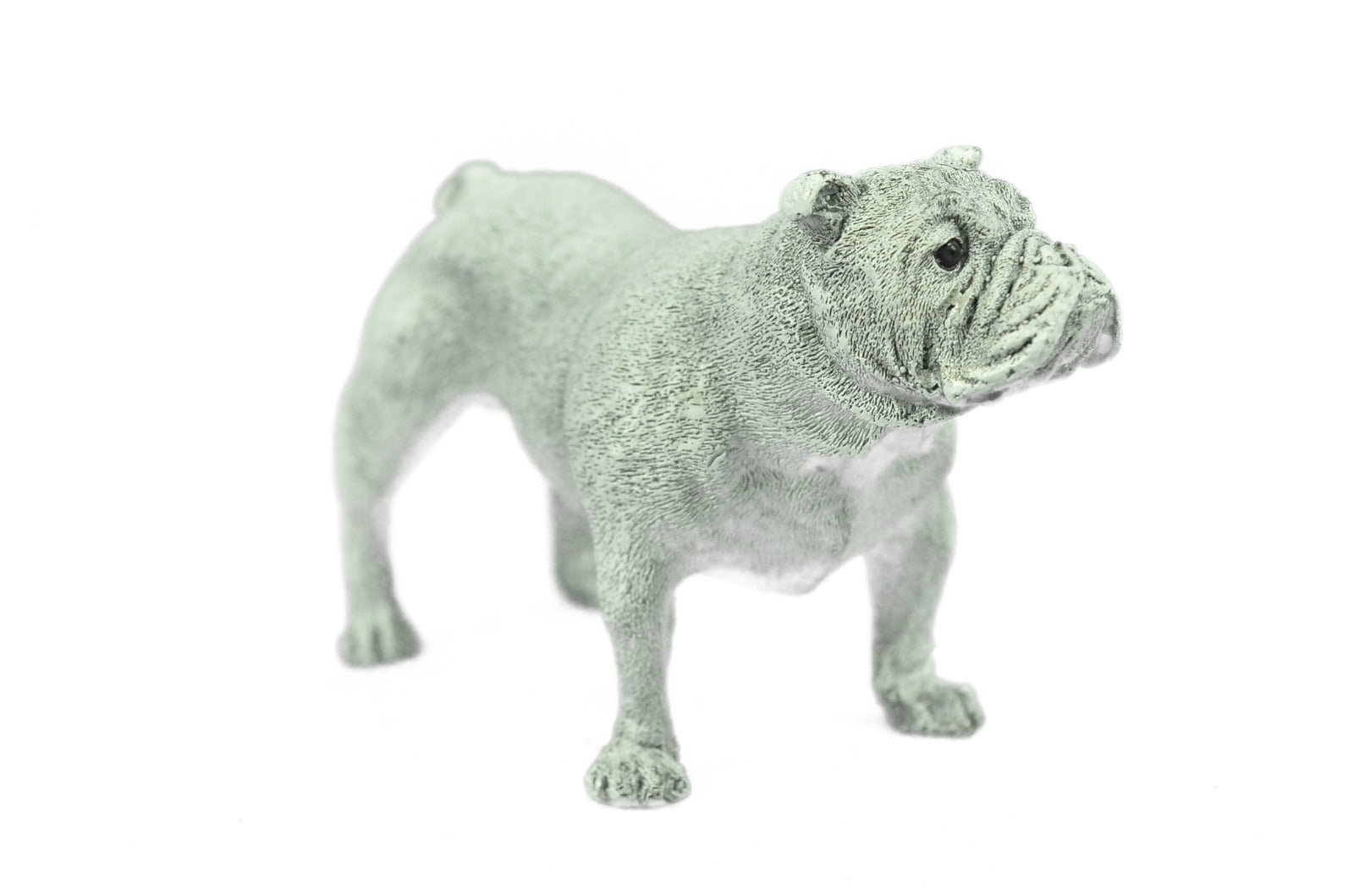 Statue Sculpture Dog Bulldog Wildlife Art Deco Style Art Nouveau Style Bronze