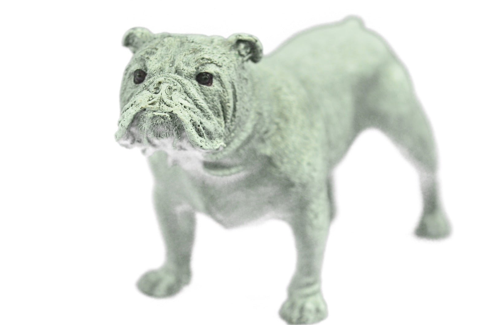 Statue Sculpture Dog Bulldog Wildlife Art Deco Style Art Nouveau Style Bronze