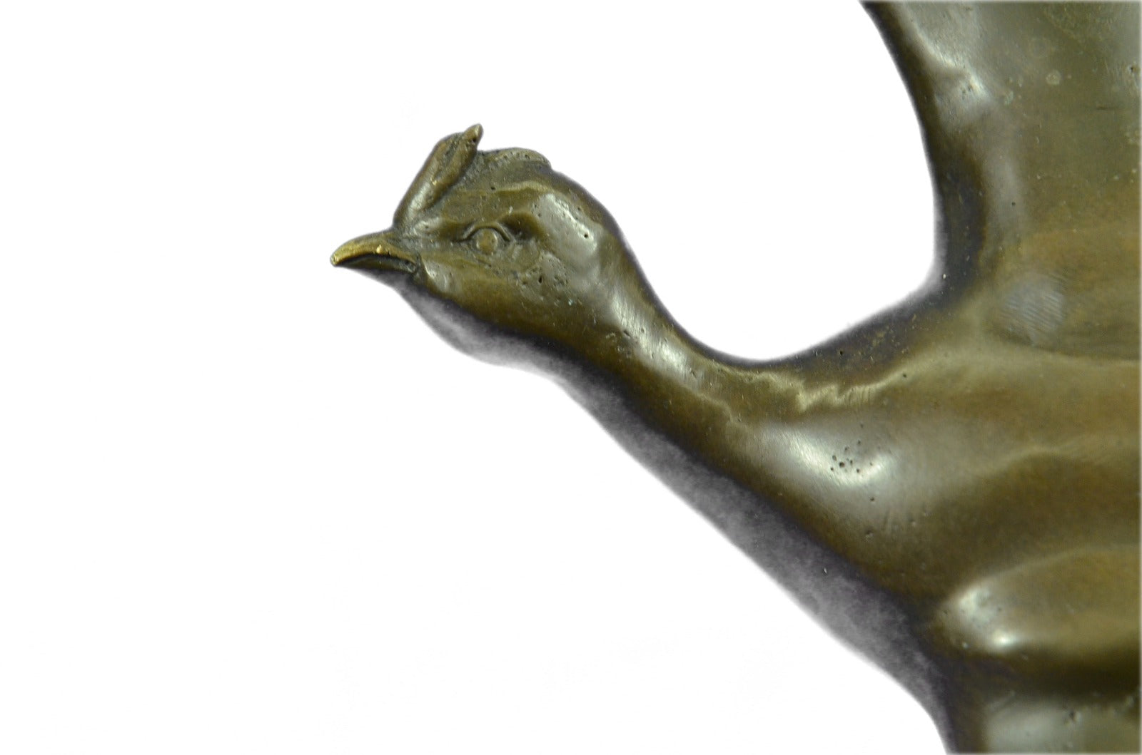 Bronze Sculpture Hot Cast Flying Quail Museum Quality Figurine Figure Sale Decor