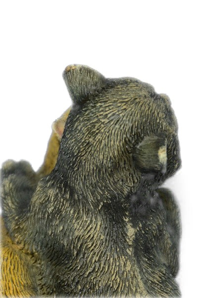 Handcrafted bronze sculpture SALE Cat Two Cats Base Viennese Bergman Vienna