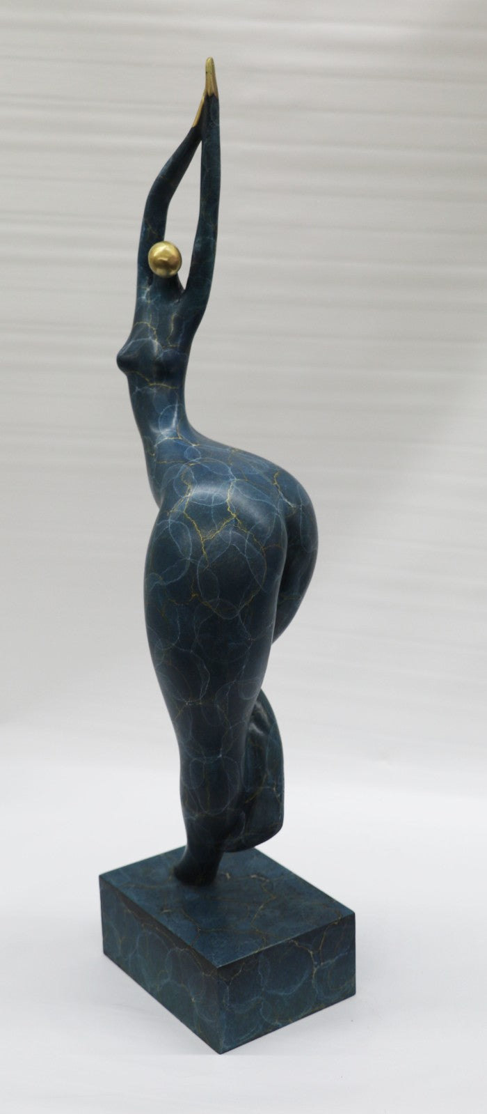 67 CM Western Art Deco Bronze Women Girl Limited Edition Abstract Sculpture Sale