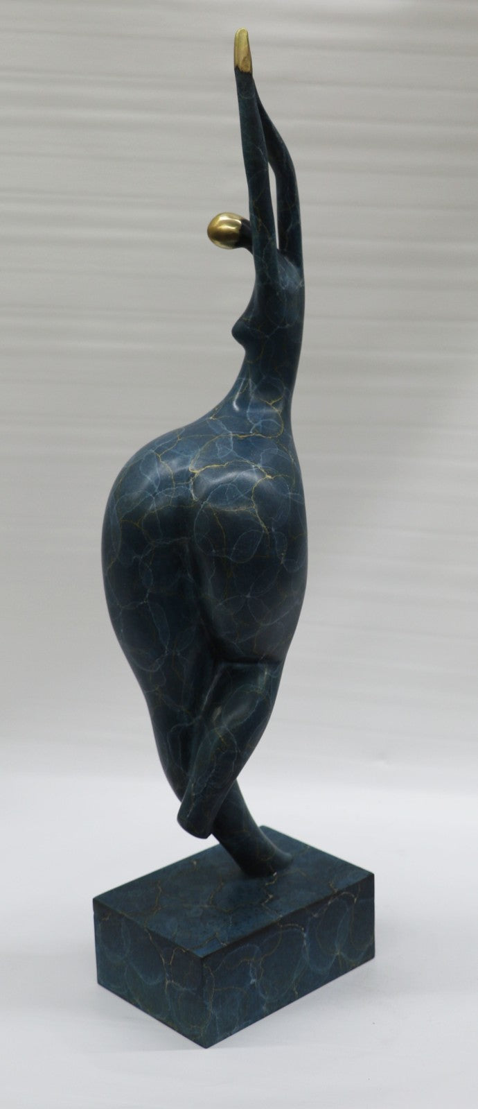 67 CM Western Art Deco Bronze Women Girl Limited Edition Abstract Sculpture Sale