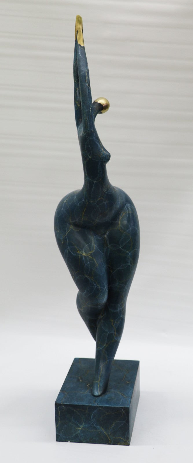 67 CM Western Art Deco Bronze Women Girl Limited Edition Abstract Sculpture Sale