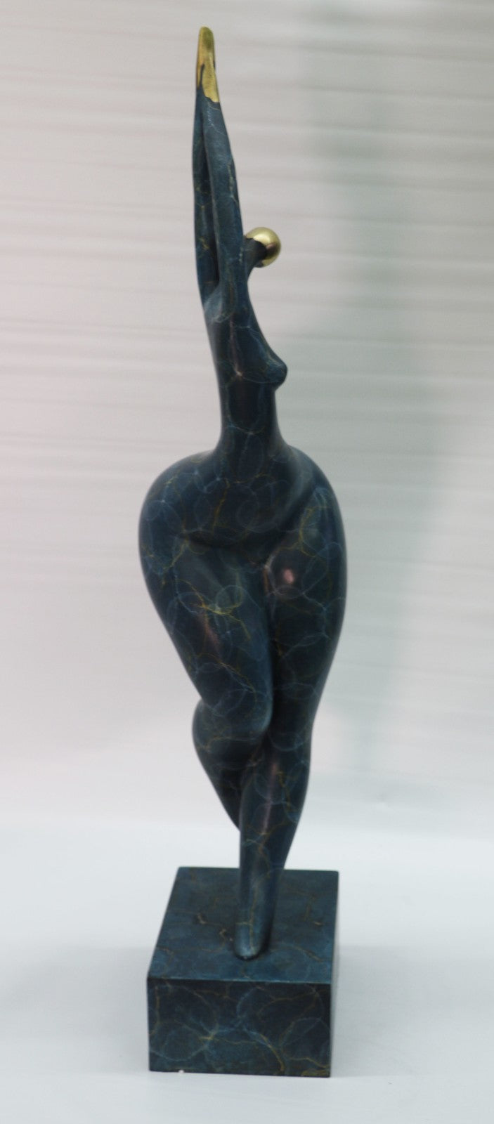 67 CM Western Art Deco Bronze Women Girl Limited Edition Abstract Sculpture Sale