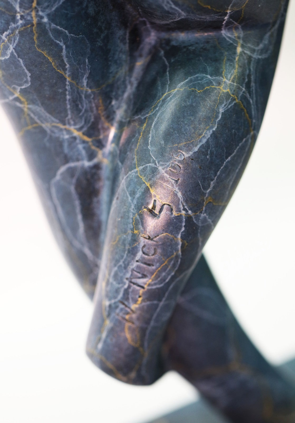 67 CM Western Art Deco Bronze Women Girl Limited Edition Abstract Sculpture Sale