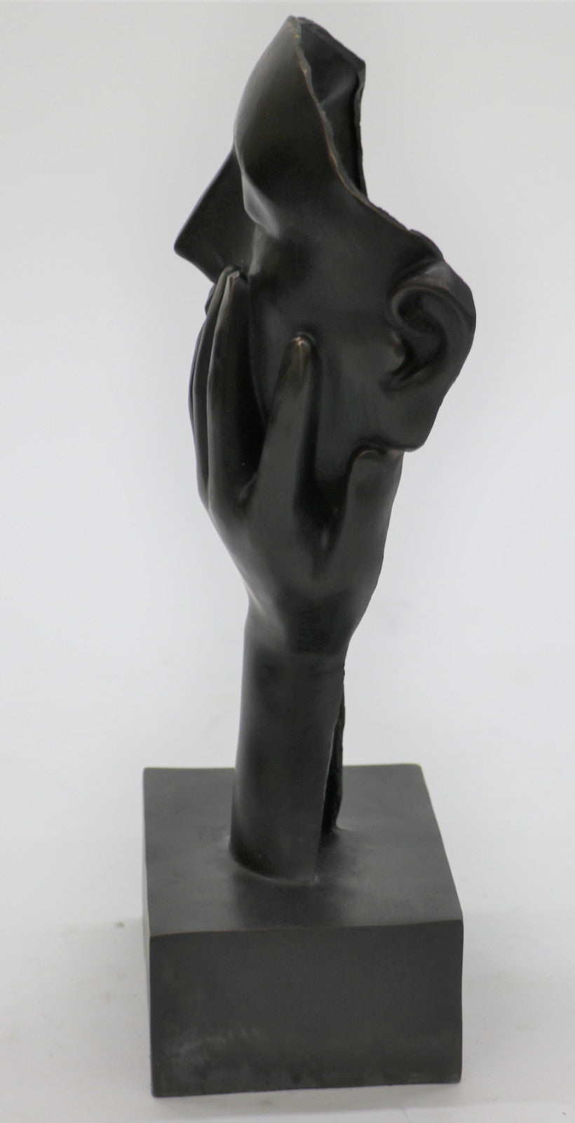 SALVADOR DALI HOMAGE - BRONZE SCULPTURE - THE RELAXING- STILLNESS -100 % BRONZE