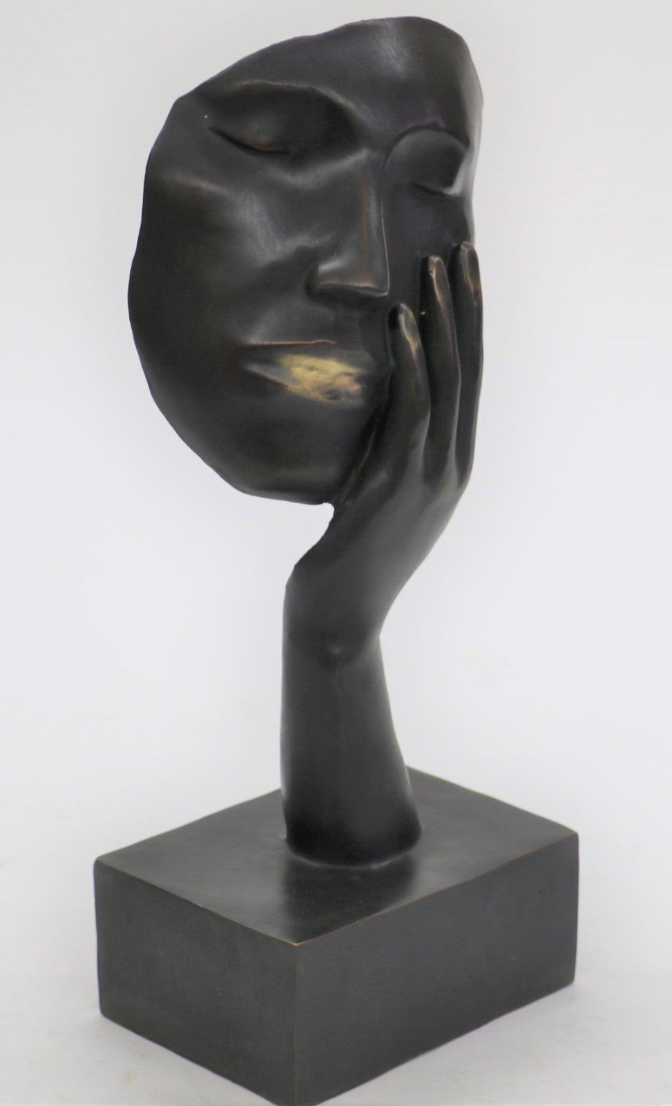 SALVADOR DALI HOMAGE - BRONZE SCULPTURE - THE RELAXING- STILLNESS -100 % BRONZE