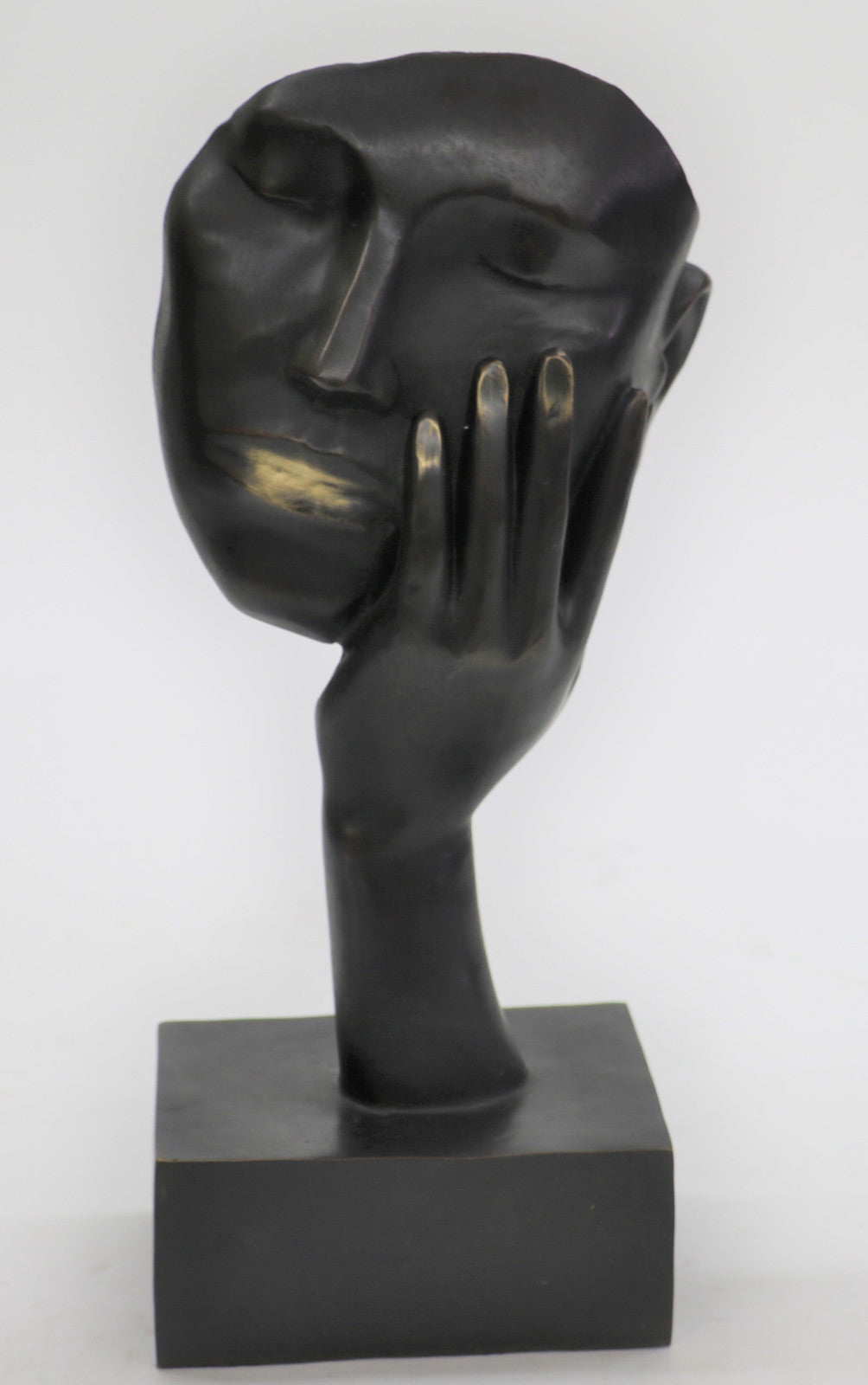 SALVADOR DALI HOMAGE - BRONZE SCULPTURE - THE RELAXING- STILLNESS -100 % BRONZE