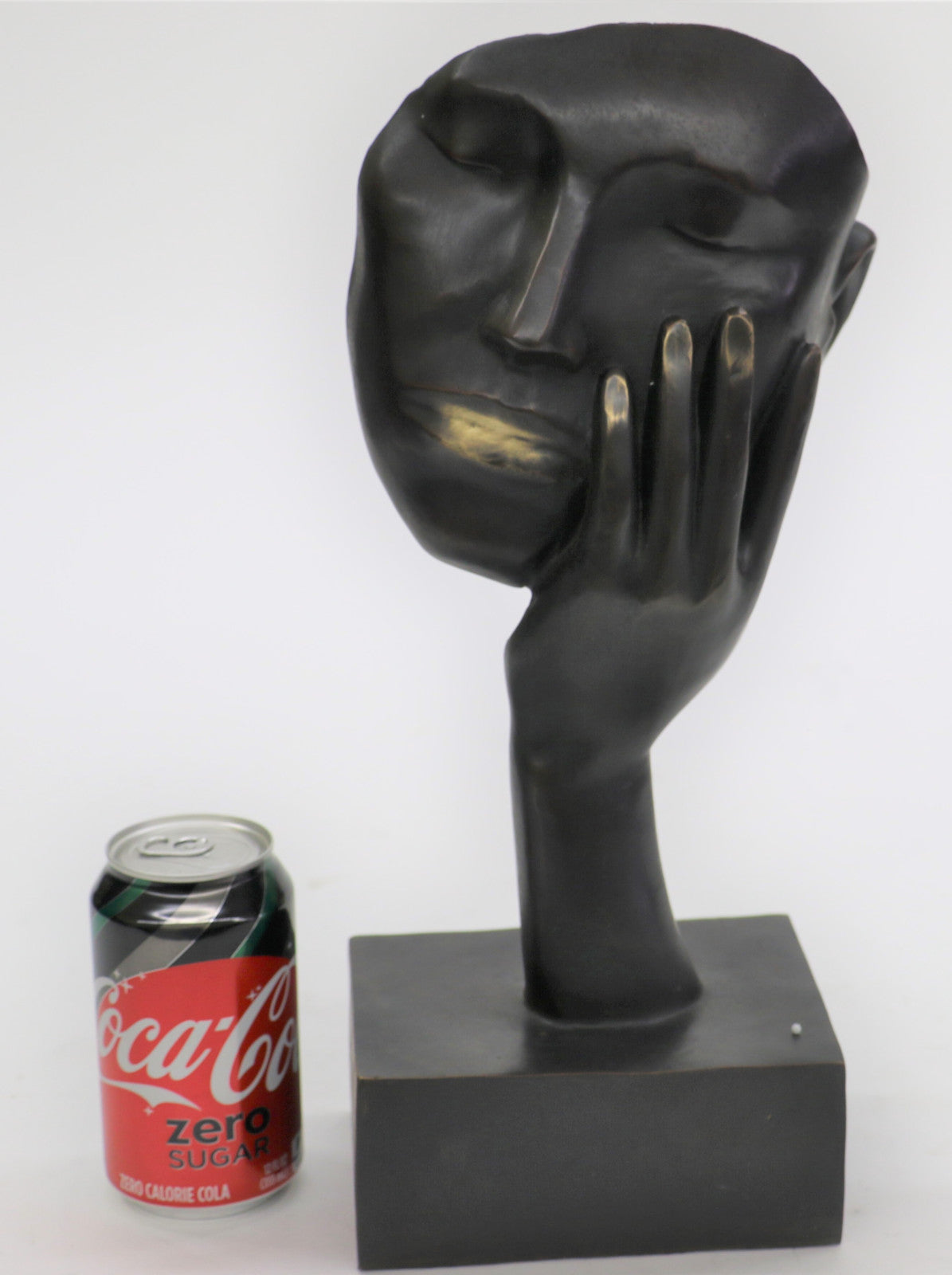 SALVADOR DALI HOMAGE - BRONZE SCULPTURE - THE RELAXING- STILLNESS -100 % BRONZE